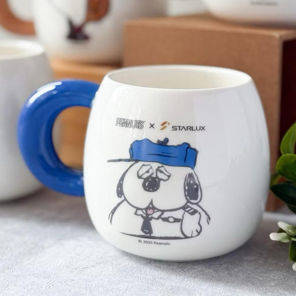 現貨 7-11 史努比x星宇航空聯名 限量 520ml大容量限定款馬克杯 史努比 歐拉夫 snoopy Olaf-細節圖5