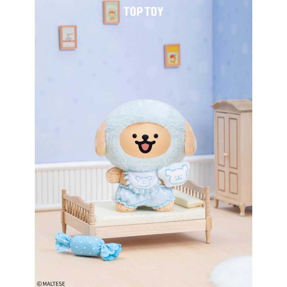 以可愛之名🎀 線條小狗繽紛日常系列盲盒 搪膠毛絨掛件 TOPTOY 玩具 禮物 小白 小金毛 公仔 鑰匙圈-細節圖9