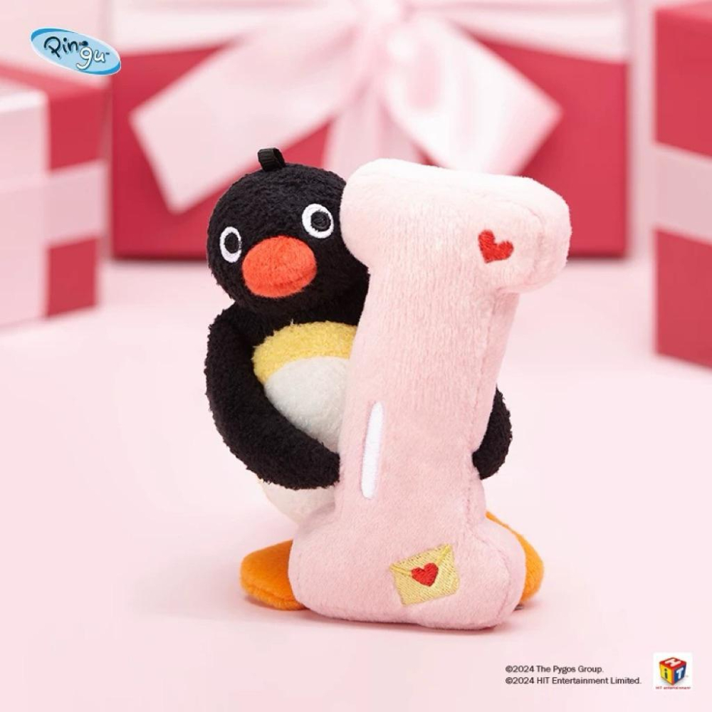 以可愛之名🎀 pingu怦然心動系列毛絨掛件 企鵝家族玩偶 公仔 包包掛飾 吊飾 山莫 正版授權 情人節禮物-細節圖2