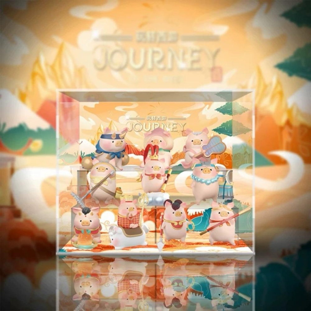 🐽罐頭豬 LuLu豬盲盒公仔展示盒｜農場系列 旅行系列 陽光派對 玩轉西遊 保護盒 防塵盒-細節圖3