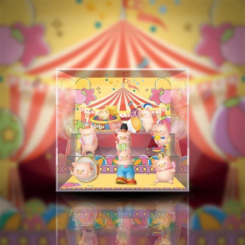 🐽罐頭豬 LuLu豬盲盒公仔展示盒｜農場系列 旅行系列 陽光派對 玩轉西遊 保護盒 防塵盒-細節圖5