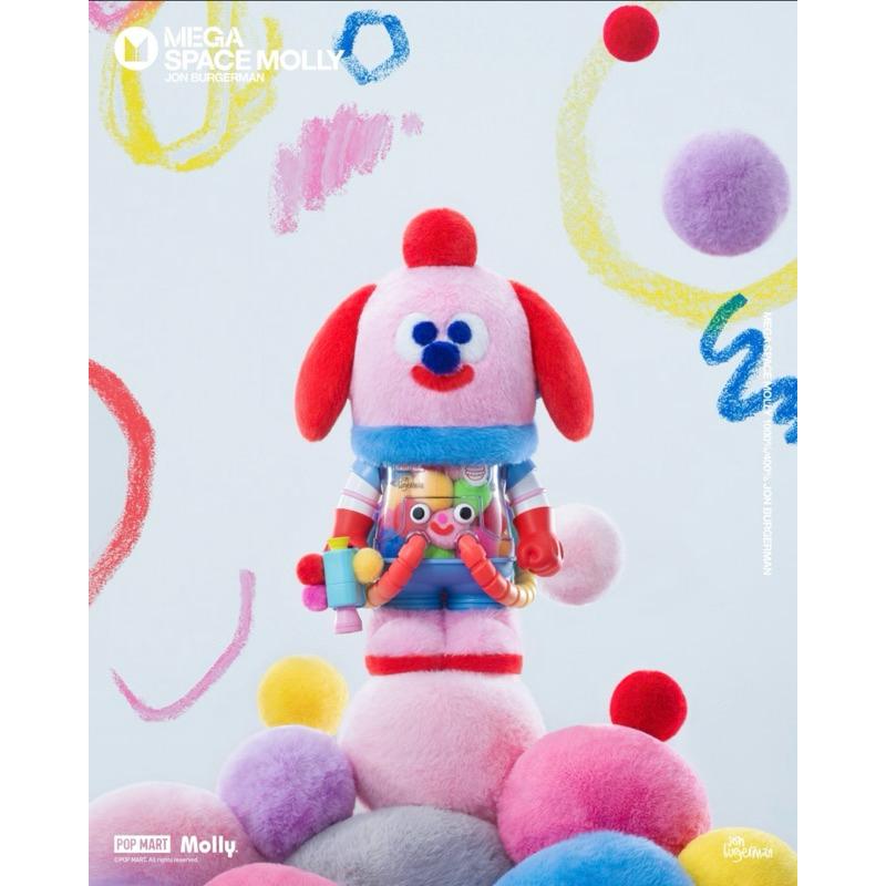 泡泡瑪特MEGA SPACE MOLLY 1000%/400%JON BURGERMAN喬恩·伯格曼 POPMART-細節圖3