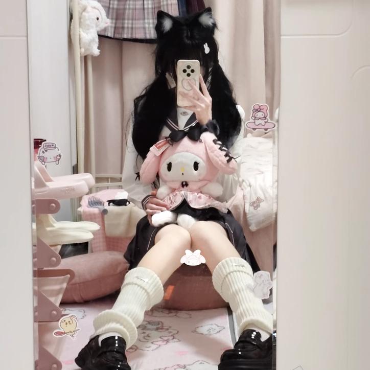 Sanrio 三麗鷗宴會系列抱枕 正版授權 酷洛米 美樂蒂 毛絨 玩偶 睡覺抱枕 可愛療癒卡通擺飾 生日禮物首選-細節圖4