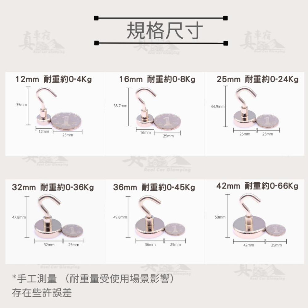 【真車宿】磁鐵掛勾 掛勾 旋轉磁鐵掛勾 強力磁鐵 多功能掛勾 磁吸鉤 吸鐵掛勾 磁性掛勾 超強吸力彎勾 磁吸掛勾車宿露營-細節圖3
