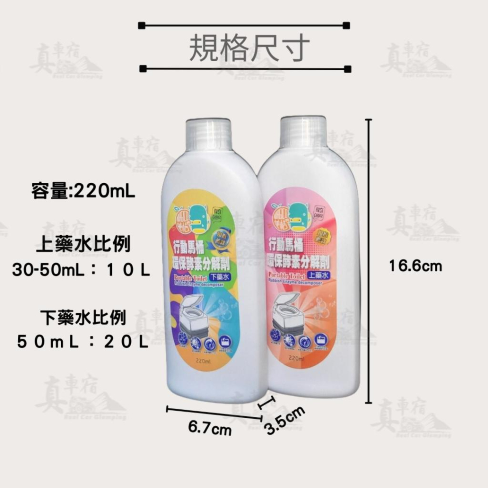 行動馬桶分解劑 露營野營 車宿 移動馬桶 車載馬桶 上下藥水 生物酵素 環保 污水箱 清水箱 濃縮 專用 露營車 除臭味-細節圖5