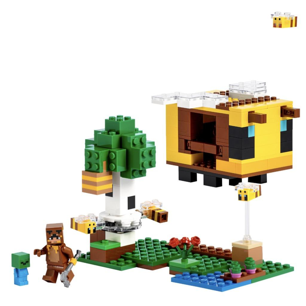 『現貨』LEGO 21241	Minecraft-The Bee Cottage      盒組  【蛋樂寶】-細節圖3