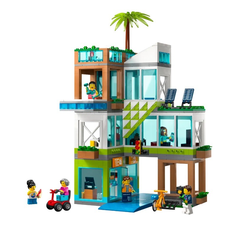 『現貨』LEGO 60365	City-公寓大樓    盒組   【蛋樂寶】-細節圖3