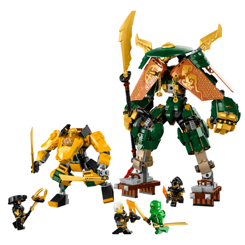 『現貨』LEGO 71794	Ninjago-勞埃德與亞林的忍者小隊機械人    盒組   【蛋樂寶】-細節圖3