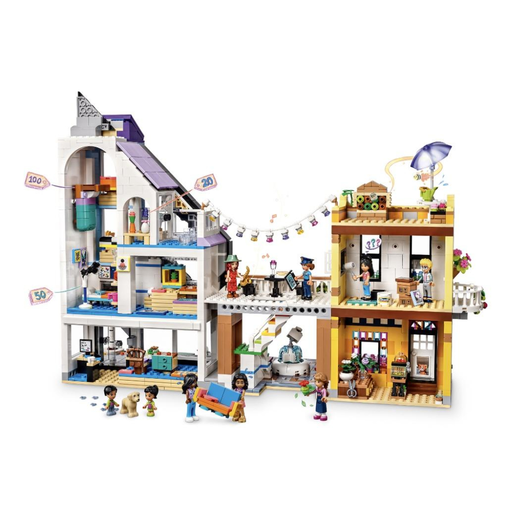 『現貨』LEGO 41732	Friends-市區花店與設計商店    盒組  【蛋樂寶】-細節圖3