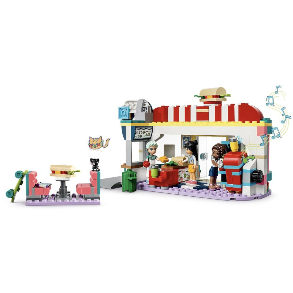 『現貨』LEGO 41728	Friends-心湖城市區餐館      盒組  【蛋樂寶】-細節圖3