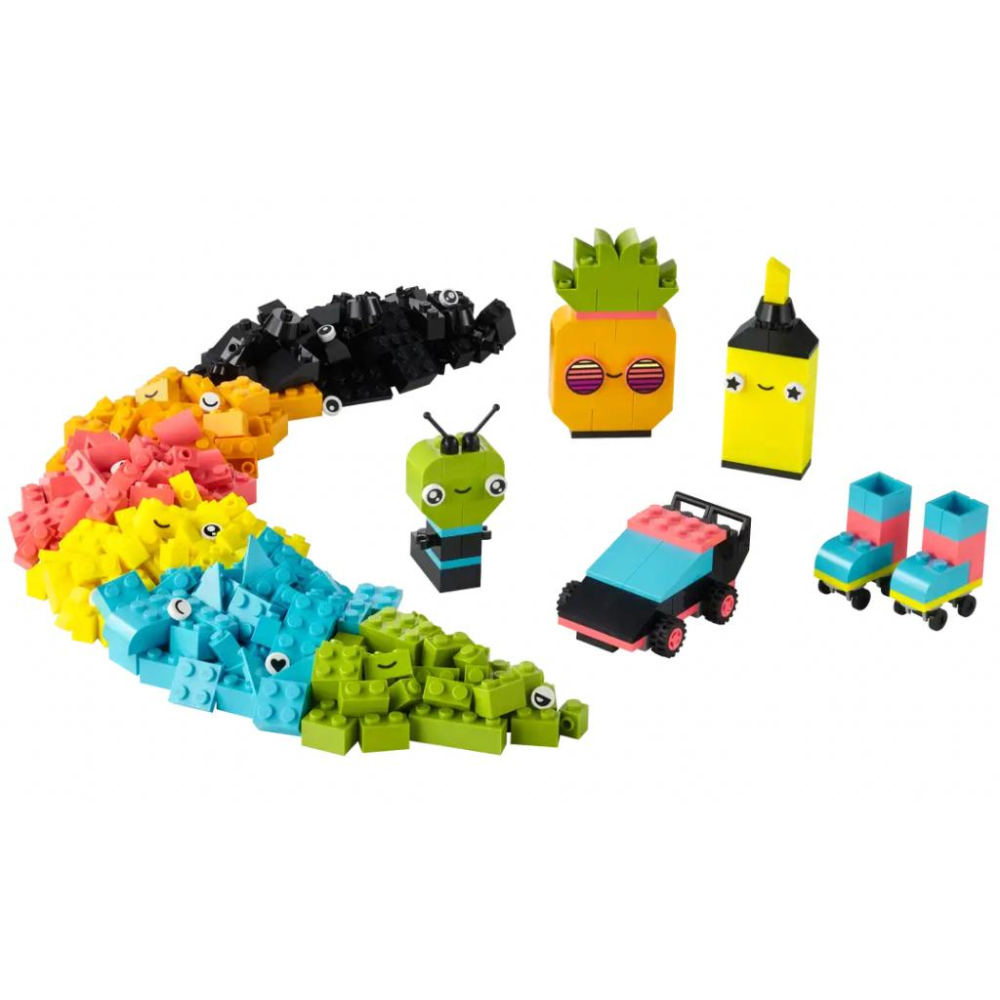『現貨』LEGO 11027  Classic-創意螢光趣味套裝  盒組   【蛋樂寶】-細節圖3
