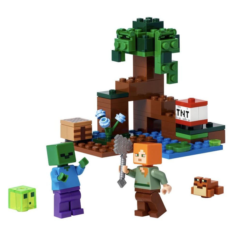 『現貨』LEGO 21240	Minecraft-TheSwampAdventure      盒組  【蛋樂寶】-細節圖3