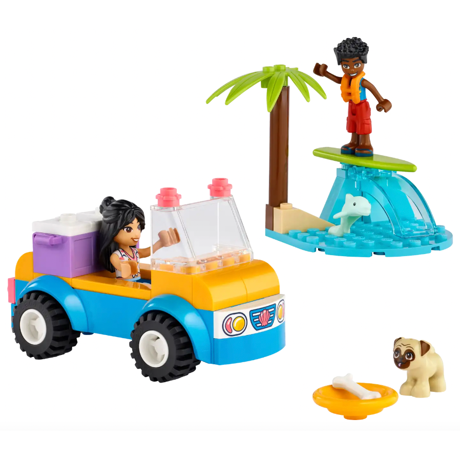 『現貨』LEGO 41725	Friends-歡樂沙灘越野車   盒組   【蛋樂寶】-細節圖3