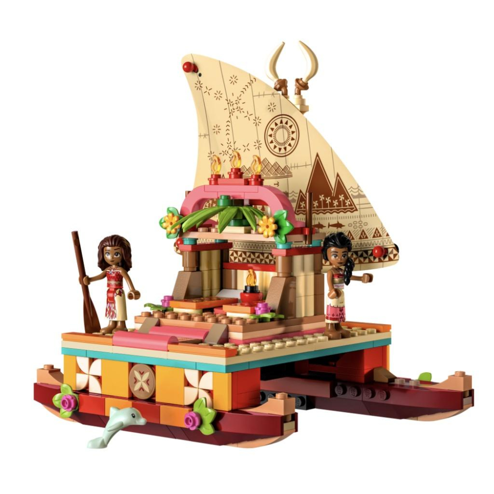 『現貨』LEGO 43210    Disney-莫娜的雙殼船    盒組  【蛋樂寶】-細節圖3