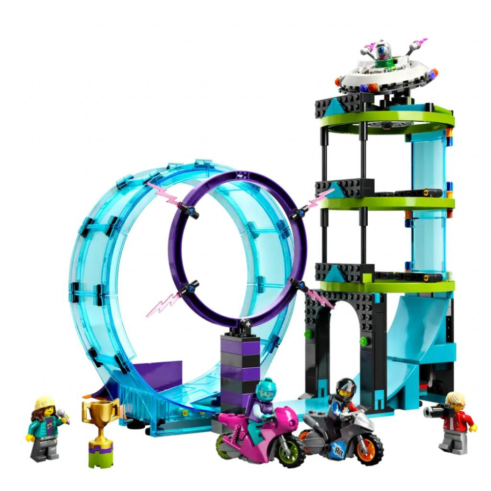 『現貨』LEGO 60361  City-終極特技摩托車手挑戰組     盒組   【蛋樂寶】-細節圖3