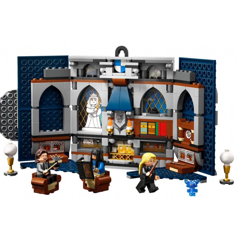 『現貨』LEGO 76411 Harry Potter 哈利波特-雷文克勞 學院院旗     盒組   【蛋樂寶】-細節圖3