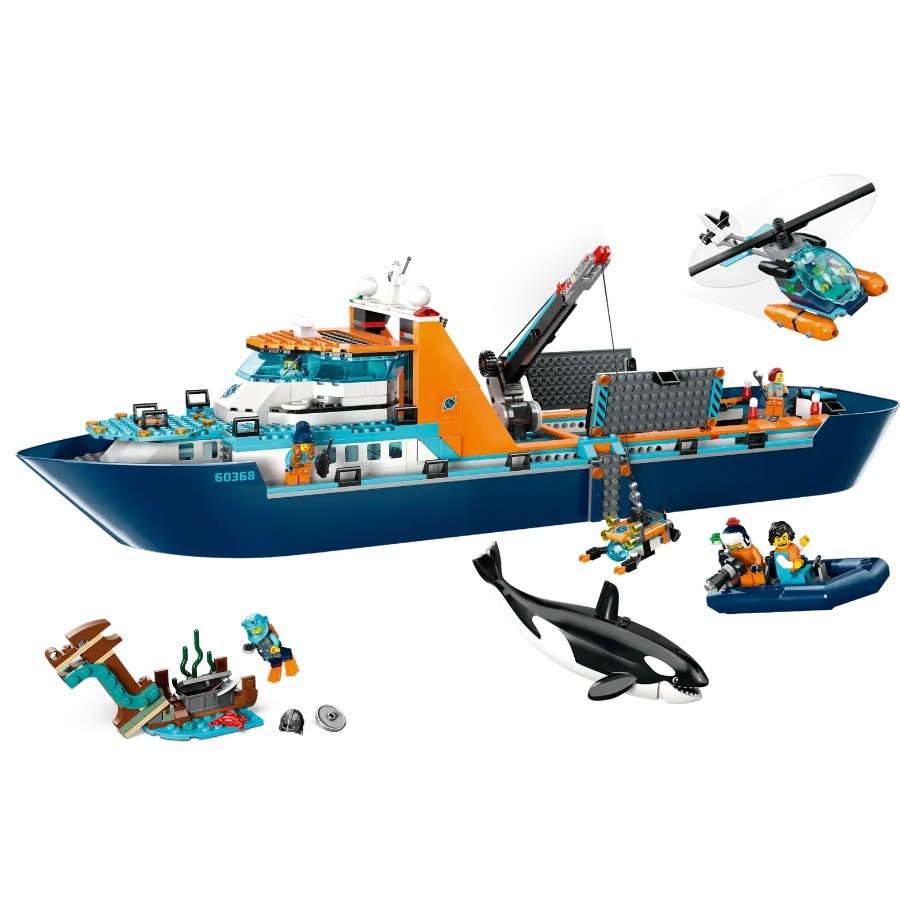 『現貨』LEGO 60368	City-北極探險家之艦   盒組   【蛋樂寶】-細節圖3