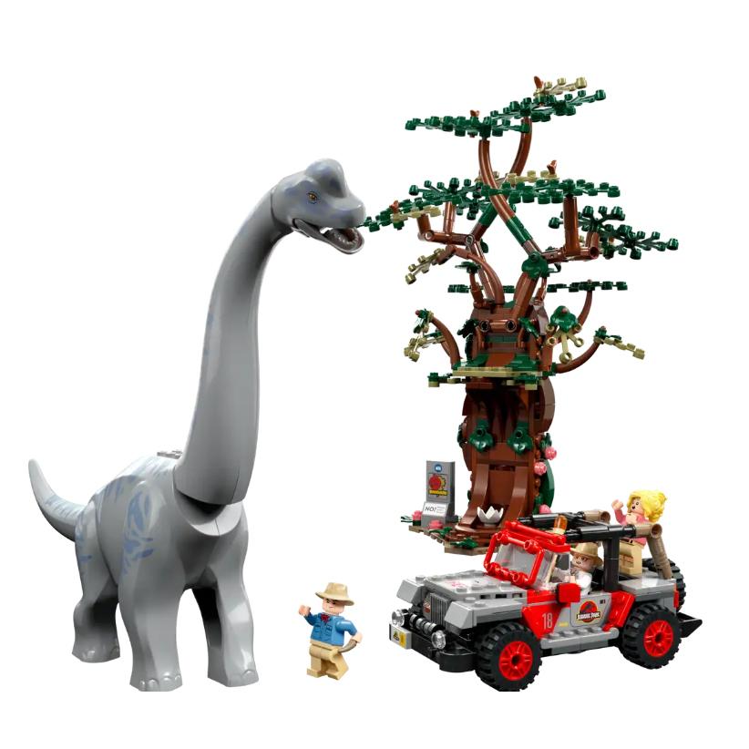 『現貨』LEGO 76960 Jurassic 侏儸紀-Brachiosaurus Discovery​ 盒組 蛋樂寶】-細節圖3