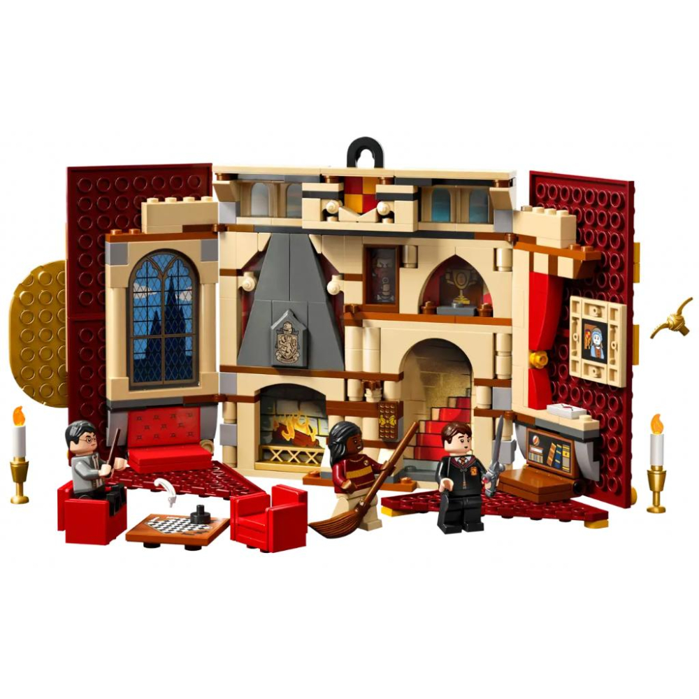 『現貨』  LEGO 76409 Harry Potter 哈利波特-葛來分多 學院院旗   盒組   【蛋樂寶】-細節圖3