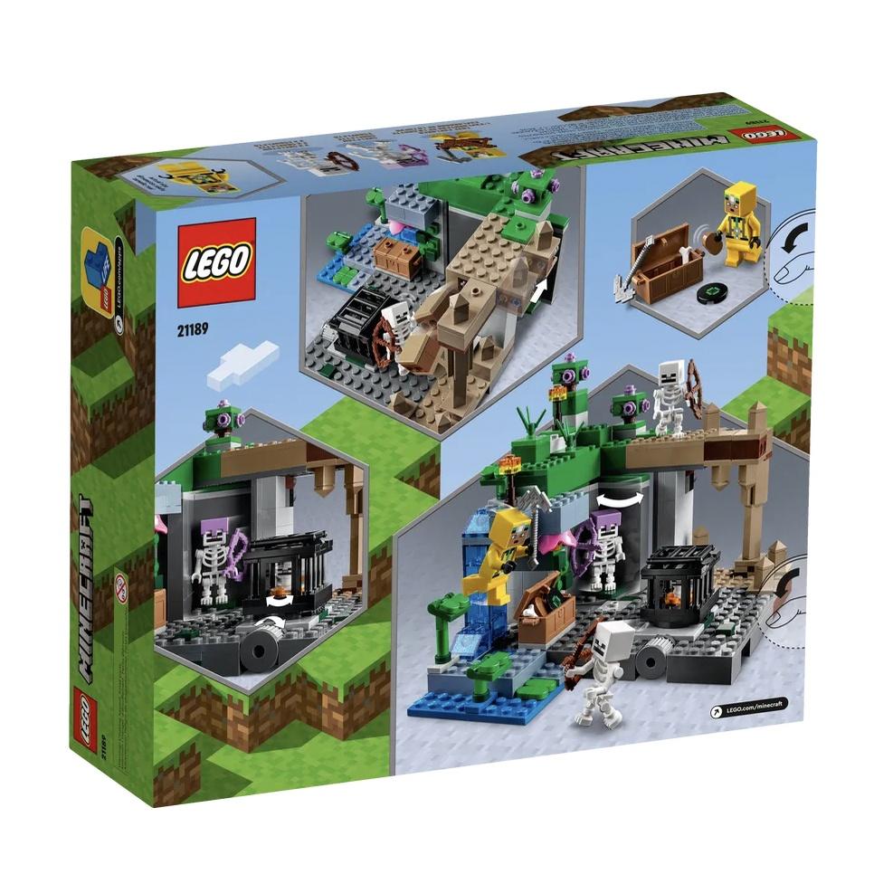 『現貨』LEGO 21189	Minecraft-骷髏地牢      盒組     【蛋樂寶】-細節圖4