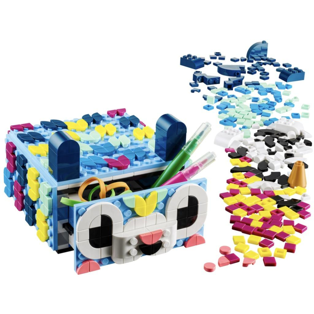 『現貨』LEGO 41805    DOTS-創意豆豆動物抽屜    盒組  【蛋樂寶】-細節圖3