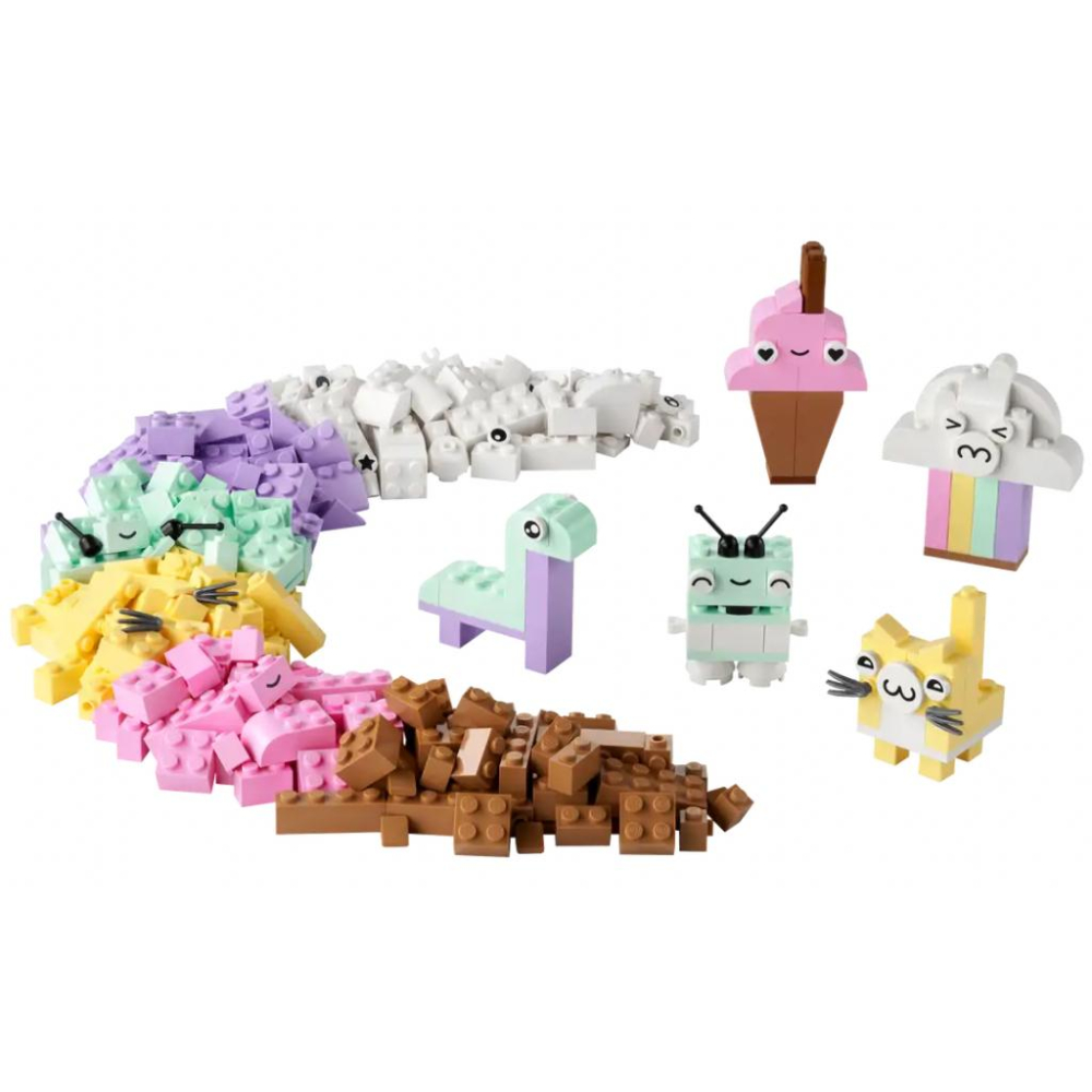 『現貨』LEGO 11028  Classic-創意粉彩趣味套裝 盒組   【蛋樂寶】-細節圖3