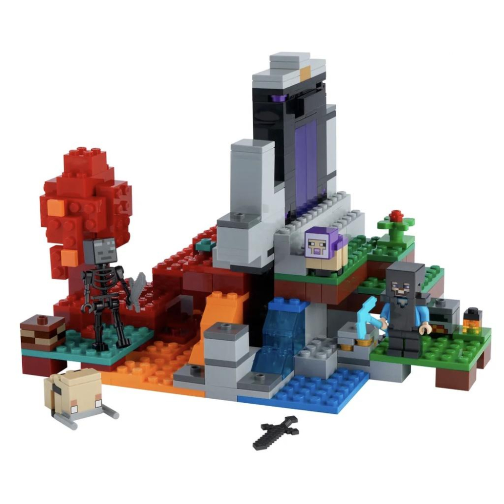 『現貨』LEGO 21172	Minecraft-廢棄傳送門 盒組     【蛋樂寶】-細節圖3