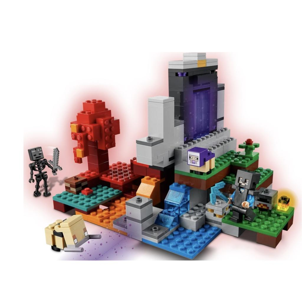 『現貨』LEGO 21172	Minecraft-廢棄傳送門 盒組     【蛋樂寶】-細節圖4
