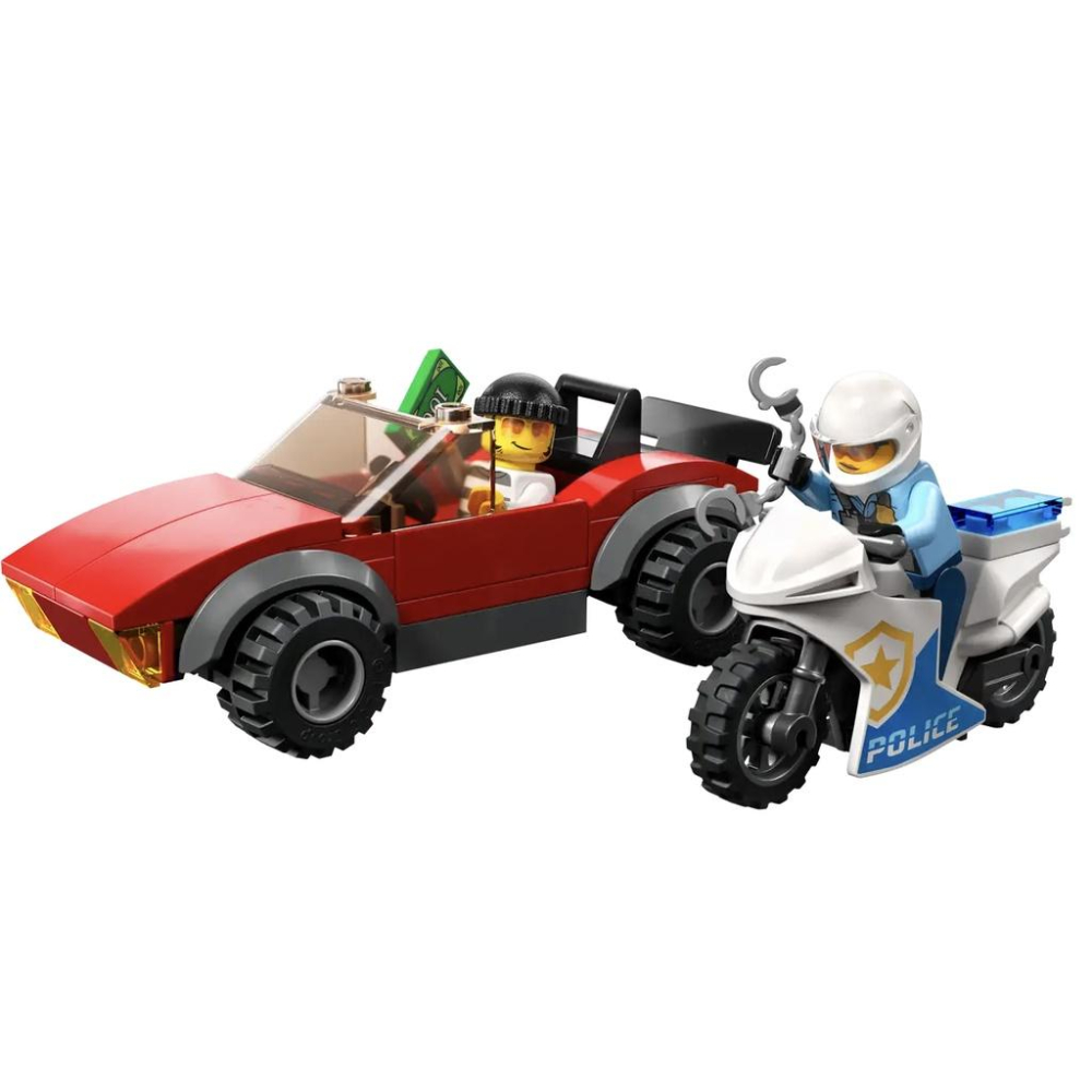 『現貨』LEGO 60392    City-警察摩托車飛車追逐    盒組  【蛋樂寶】-細節圖3