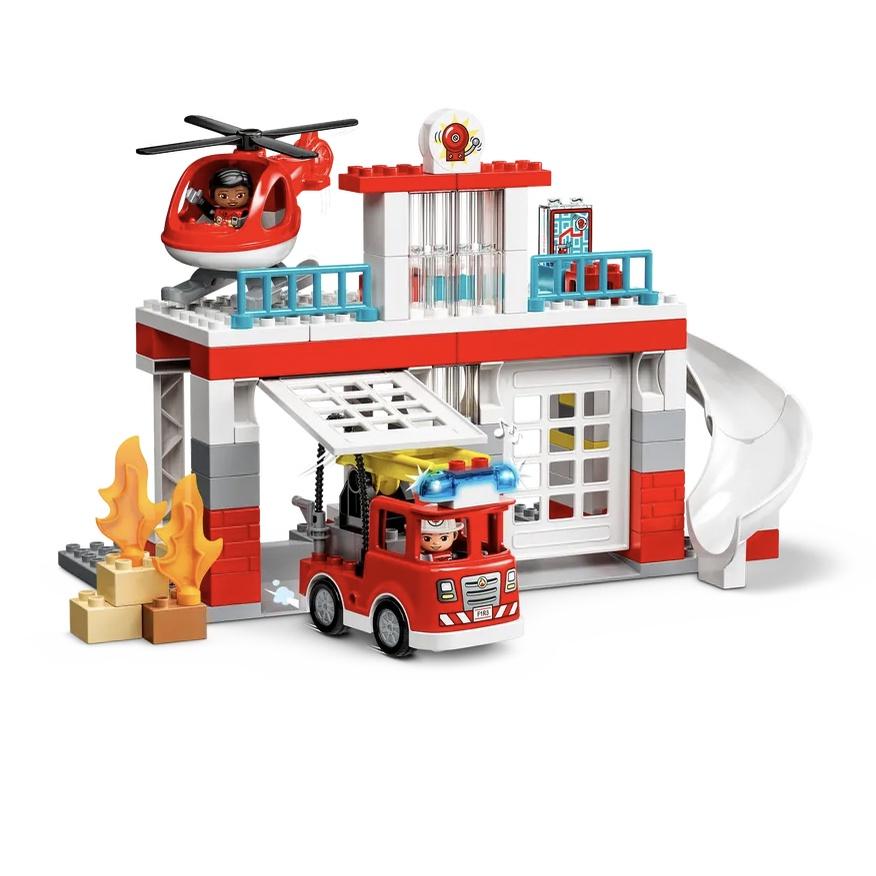 『現貨』LEGO 10970	Duplo-消防局與直升機   盒組     【蛋樂寶】-細節圖3