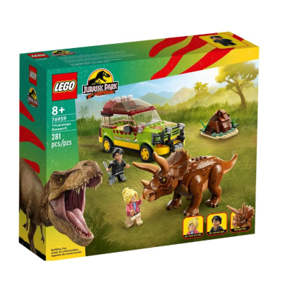 『現貨』LEGO 76959 Jurassic 侏儸紀-Triceratops Research​ 盒組【蛋樂寶