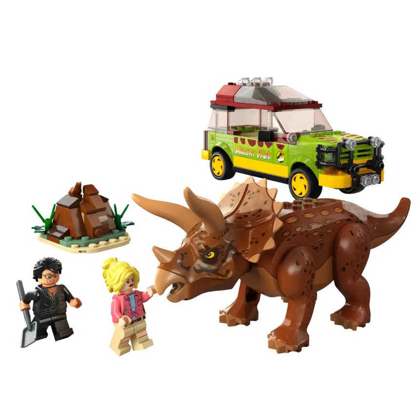 『現貨』LEGO 76959  Jurassic 侏儸紀-Triceratops Research​    盒組【蛋樂寶-細節圖3