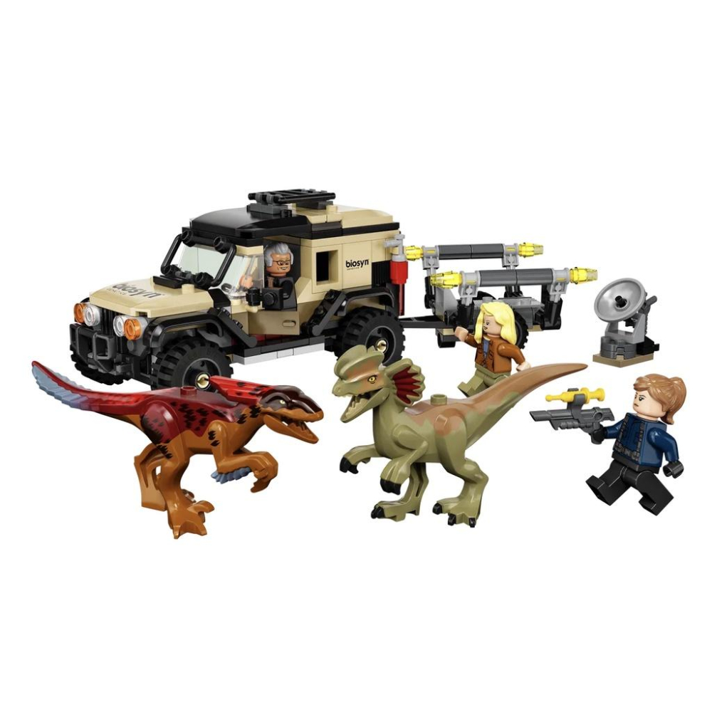 『現貨』LEGO 76951	Jurassic-火盜龍＆雙冠龍運送    盒組    【蛋樂寶】-細節圖3