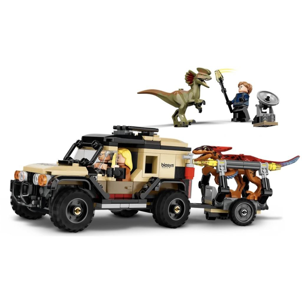 『現貨』LEGO 76951	Jurassic-火盜龍＆雙冠龍運送    盒組    【蛋樂寶】-細節圖4