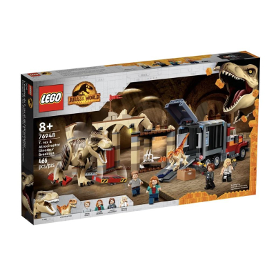 『現貨』LEGO 76948 Jurassic-霸王龍和野蠻盜龍逃脫 盒組 【蛋樂寶】