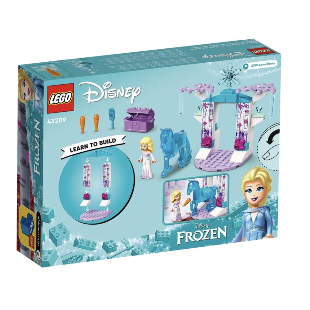 『現貨』LEGO 43209  Disney-艾莎和Nokk的冰雪馬廄   盒組     【蛋樂寶】-細節圖4
