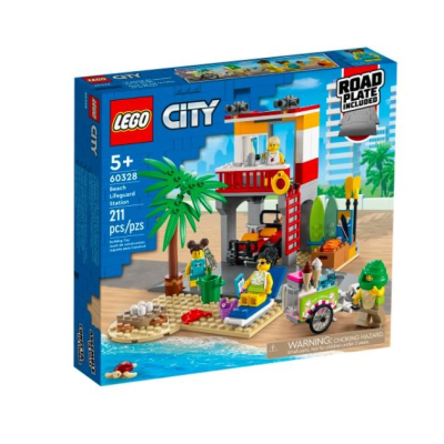 『現貨』 LEGO 60328 City-海灘救生站 盒組 【蛋樂寶】