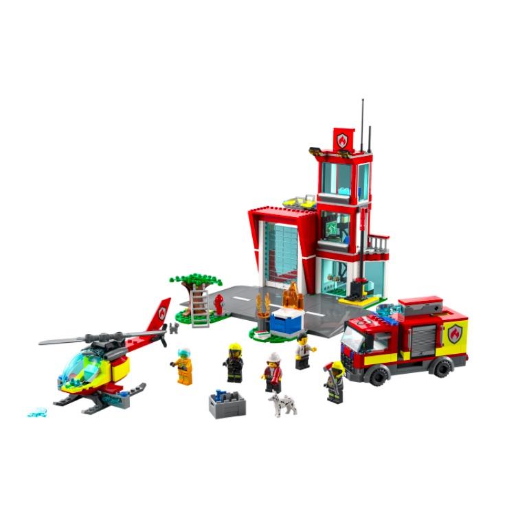 『現貨』LEGO 60320	City-消防局     盒組     【蛋樂寶】-細節圖3