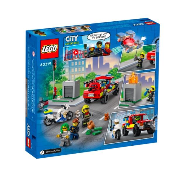 『現貨』LEGO 60319	City-消防救援和警察追捕行動  盒組     【蛋樂寶】-細節圖5