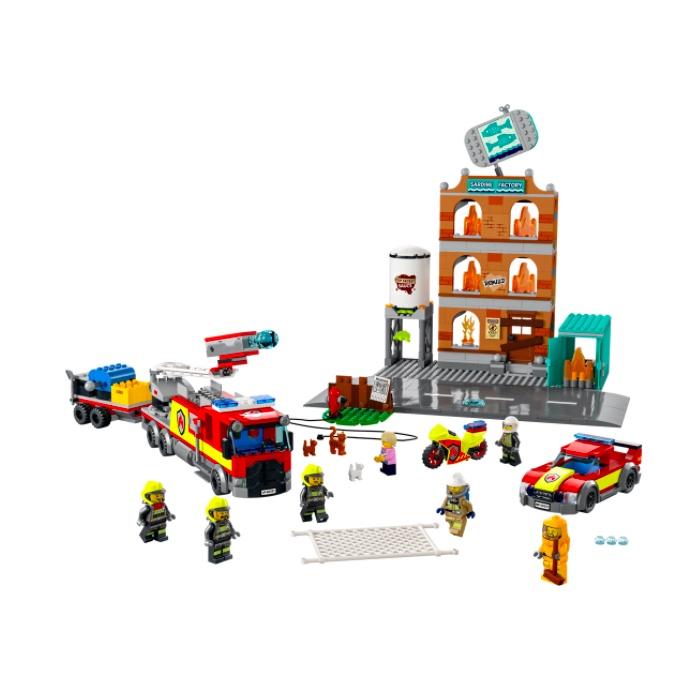 『現貨』LEGO 60321	City-消防隊     盒組     【蛋樂寶】-細節圖5