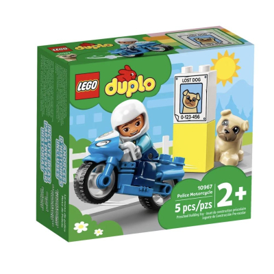 『現貨』LEGO 10967 Duplo-警察摩托車 盒組 【蛋樂寶】