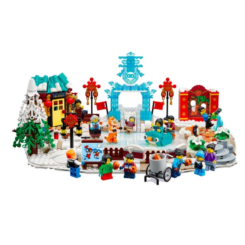 『現貨』LEGO 80109	Chinese Trad. Fest.新春冰上遊   盒組     【蛋樂寶】-細節圖3