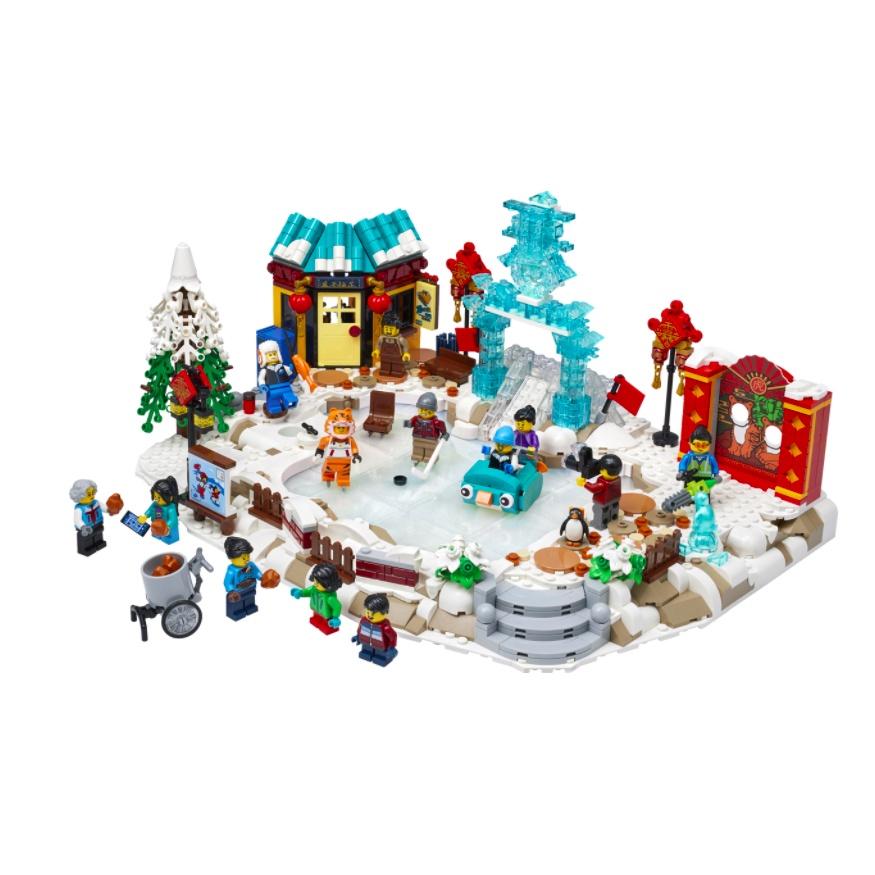 『現貨』LEGO 80109	Chinese Trad. Fest.新春冰上遊   盒組     【蛋樂寶】-細節圖4