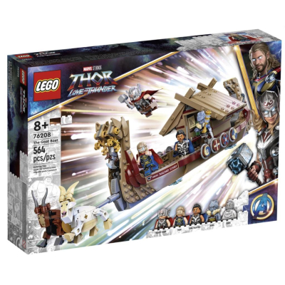 『現貨』LEGO 76208 MArvel-雷神索爾4:愛神與雷霆-攻擊山羊戰船 盒組 【蛋樂寶】