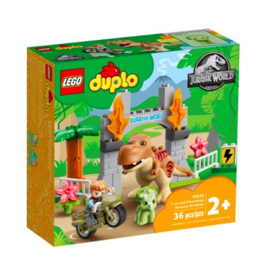 『現貨』LEGO 10939 Duplo-侏儸紀暴龍與三角龍逃脫 盒組 【蛋樂寶】