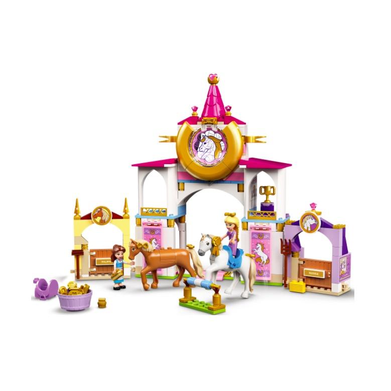 『現貨』LEGO 43195	Disney-貝兒&樂佩公主的皇家馬廄   盒組  【蛋樂寶】-細節圖3