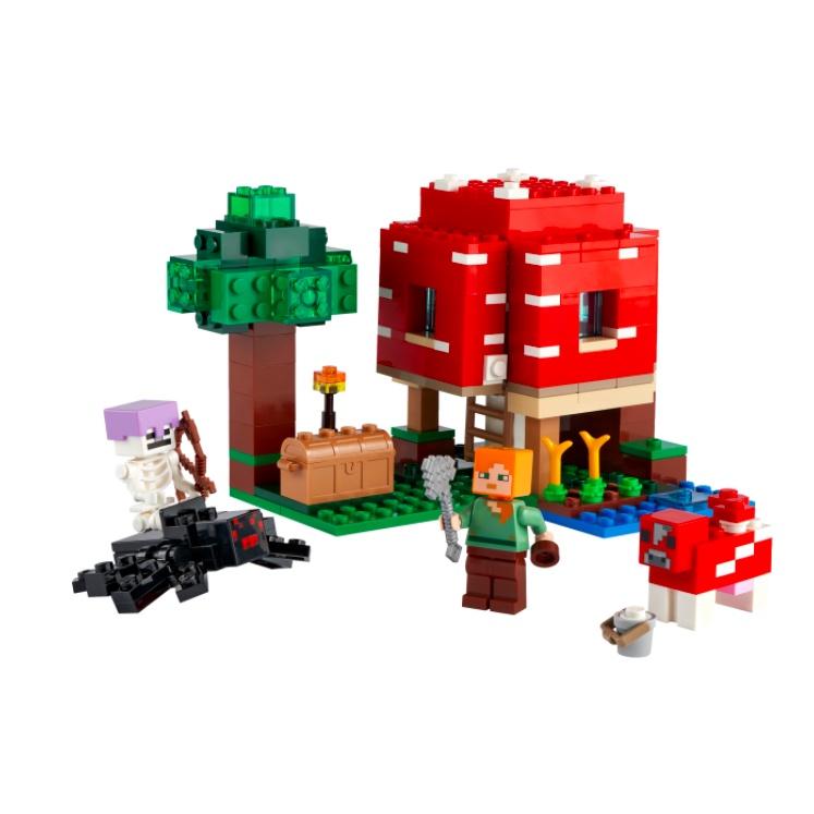『現貨』LEGO 21179	Minecraft-蘑菇屋      盒組     【蛋樂寶】-細節圖3