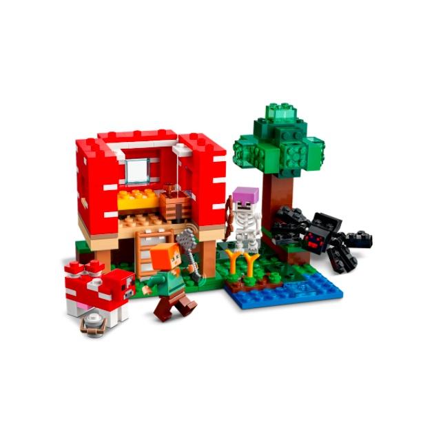 『現貨』LEGO 21179	Minecraft-蘑菇屋      盒組     【蛋樂寶】-細節圖4