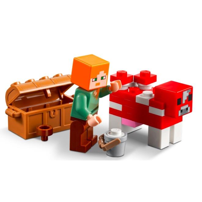 『現貨』LEGO 21179	Minecraft-蘑菇屋      盒組     【蛋樂寶】-細節圖5
