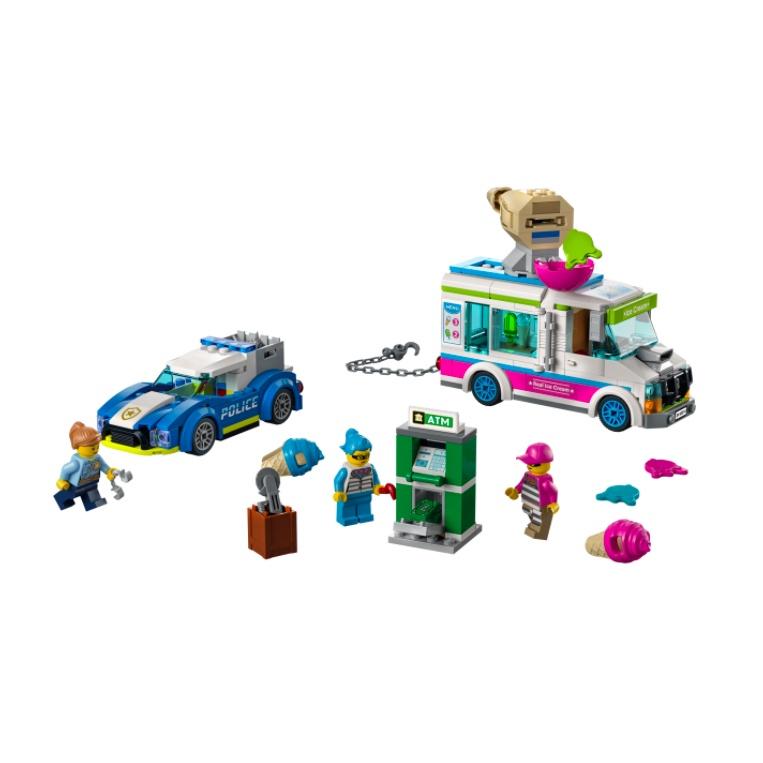 『現貨』LEGO 60314	City-冰淇淋卡車警匪追逐戰   盒組     【蛋樂寶】-細節圖4
